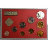  Банковский набор монет СССР 1987 года в пластиковой упаковке, СССР, ЛМД